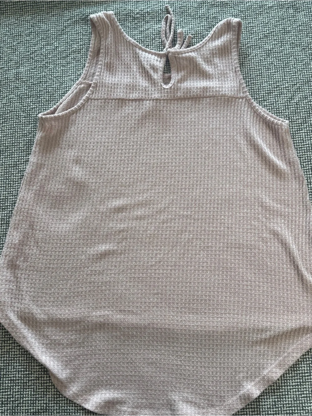 Light Pink Women’s XL Textured High-Low Tank
